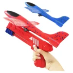 Pistola Lança Avião Planador De Catapulta Com Led