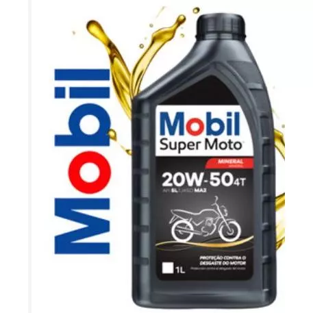 Óleo 20w50 Mobil 4t 1l | Mineiral Motor