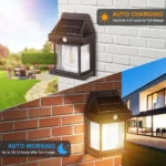 Sensor Solar De Movimento De Luz De Parede Lâmpada De Tungstênio - Imagem 7
