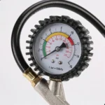 Calibrador De Pneus Pneumático Analógico Encaixe Rosca Com Manômetro 0 A 220 Lbs PSI - Imagem 4