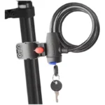 Trava Cabo De Aço Cadeado Segurança Bike Moto Espiral Anti-Roubo - Imagem 4