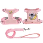 Peitoral Coleira Com Guia e Bolsa Removível Para Cachorro Pet Cães Pequenos E Médios - Imagem 9