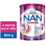 Fórmula Infantil Nan Comfor 2 Lata 800g | 6 A 12 Meses
