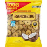 Kit 5 | Biscoito Rosquinha Rancheiro Coco Pacote Com 600g