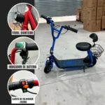 Patinete Elétrico Infantil 3 Velocidades Homem Aranha Com Bluetooth 250w 80Kg - Imagem 2