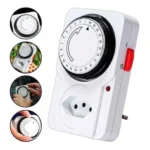 Temporizador Analógico Timer Manual Tomada Liga Desliga Energia 110v / 220v Tomada Inteligente - Imagem 5