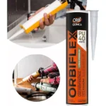 Cola PU 40 Silicone Selante multiuso | Calhas | Metais | Granitos | Vidros 380g Premium Orbi Química - Imagem 8