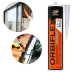 Cola PU 40 Silicone Selante multiuso | Calhas | Metais | Granitos | Vidros 380g Premium Orbi Química - Imagem 3