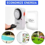 Temporizador Analógico Timer Manual Tomada Liga Desliga Energia 110v / 220v Tomada Inteligente - Imagem 8