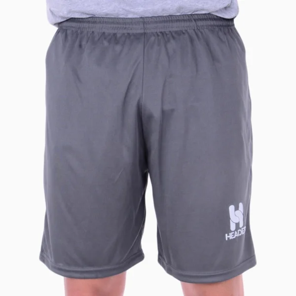 Short Header Masculino Calção Futebol | Academia Cinza