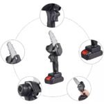 Motoserra Mini Elétrica 24v Bivolt Recarregável Portatil - Imagem 3