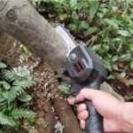 Motoserra Mini Elétrica 24v Bivolt Recarregável Portatil - Imagem 4