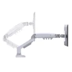 Suporte Articulado ELG F80W Pistão Gás De Mesa Para Tv / Monitor De 17' Até 35' Branco - Imagem 8