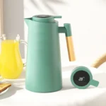 Garrafa Térmica 1 Litro Com Termômetro Led Para Chás / Café Design Moderno - Imagem 2