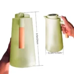 Garrafa Térmica 1 Litro Com Termômetro Led Para Chás / Café Design Moderno - Imagem 7