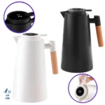 Garrafa Térmica 1 Litro Com Termômetro Led Para Chás / Café Design Moderno - Imagem 8