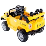 Mini Carro Elétrico Infantil Criança Jipe Trilha 12V Com Controle Remoto Luz Som Mp3 Carro - Imagem 5