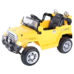 Mini Carro Elétrico Infantil Criança Jipe Trilha 12V Com Controle Remoto Luz Som Mp3 Carro - Imagem 6