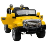 Mini Carro Elétrico Infantil Criança Jipe Trilha 12V Com Controle Remoto Luz Som Mp3 Carro - Imagem 2