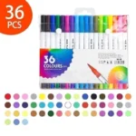 Kit 36 Canetinhas Pintar e Contornar SCB-36