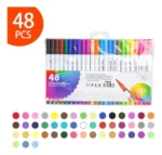 Kit 48 Canetinhas Pintar e Contornar SCB-48