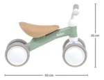 Bicicleta De Equilíbrio 4 Rodas Bebê Sem Pedal Infantil Buba - Imagem 6
