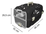 Caixa De Transporte Cães Gatos Até 6kg Joy N1 Furacão Pet - Imagem 11