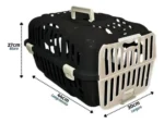 Caixa De Transporte Cães Gatos Até 6kg Joy N1 Furacão Pet - Imagem 2