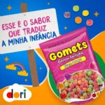 Bala de Goma Gomets Sino 500g - Dori - Imagem 4