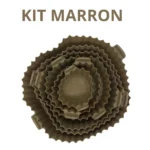 Kit 6 Formas Airfryer Cesto Silicone Microondas Lavável com Alça Tamanhos Variados Antiaderente