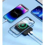 Carregador Portátil Ultrafino com Display | 22,5W Magsafe para carregamento rápido 10000 mAh Battery Pack-A7 - Imagem 2