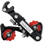 Câmbio Traseiro Bicicleta Com Gancheira Preto 6v/18v Yamada bike novo e original 6 velocidades - Imagem 3