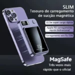 Carregador Portátil Ultrafino com Display | 22,5W Magsafe para carregamento rápido 10000 mAh Battery Pack-A7 - Imagem 9