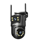 Câmera De Segurança Lente Dupla APP YOOSEE IP66 Camera IP WiFi 360 a Prova de água Preta