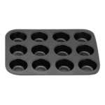 Forma Assadeira Aço Teflon 12 Muffin Cupcakes