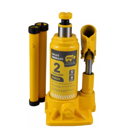 Macaco 2 Toneladas Hidraulico Tipo Garrafa Com Alavanca Rino Tools