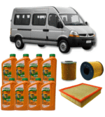 Kit Troca de Óleo para Renault Master 2.5 2005 até 2009 Lubrax Top Turbo 15W40 CI4