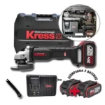 Esmerilhadeira Angular À Bateria Brushless 20v 125mm Kuh10 Kress - Imagem 5