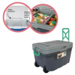 Caixa Térmica 54 Litros C/ Rodinha E Divisorias Camping | Pesca | Cooler - Imagem 4
