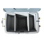 Caixa Térmica 54 Litros C/ Rodinha E Divisorias Camping | Pesca | Cooler - Imagem 2