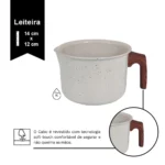 Conjunto Jogo de Panelas Antiaderente Cerâmica Indução 10 Peças Pratic Cook Marmol Mimo Style - Imagem 3