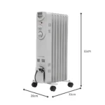 Aquecedor Elétrico a Óleo Mimo Style Smart Plus AQ03 1500W 127V - Imagem 4