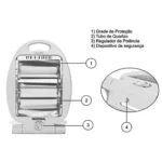 Aquecedor Ventisol Quartzo Aq2 220v 814 - Imagem 5