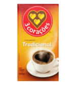 Café 3 Corações Torrado e Moído a Vácuo Tradicional | Pacote 500g - Imagem 2