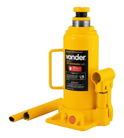 Macaco 10 Toneladas Hidráulico Tipo Garrafa (10 tf) Vonder