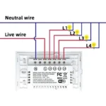 Tuya WiFi Interruptor De Luz Inteligente 2 | 3 | 4 Gang Wall Touch Switch Trabalho Com Alexa | Google | Home - Imagem 3
