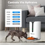 Alimentador Automático Pet Dogis Câmera Wi-fi Aplicativo 6l Branco - Imagem 6