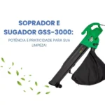 Soprador e Sugador de Folhas Com Saco Recolhedor GSS-3000 - Garthen - Imagem 3