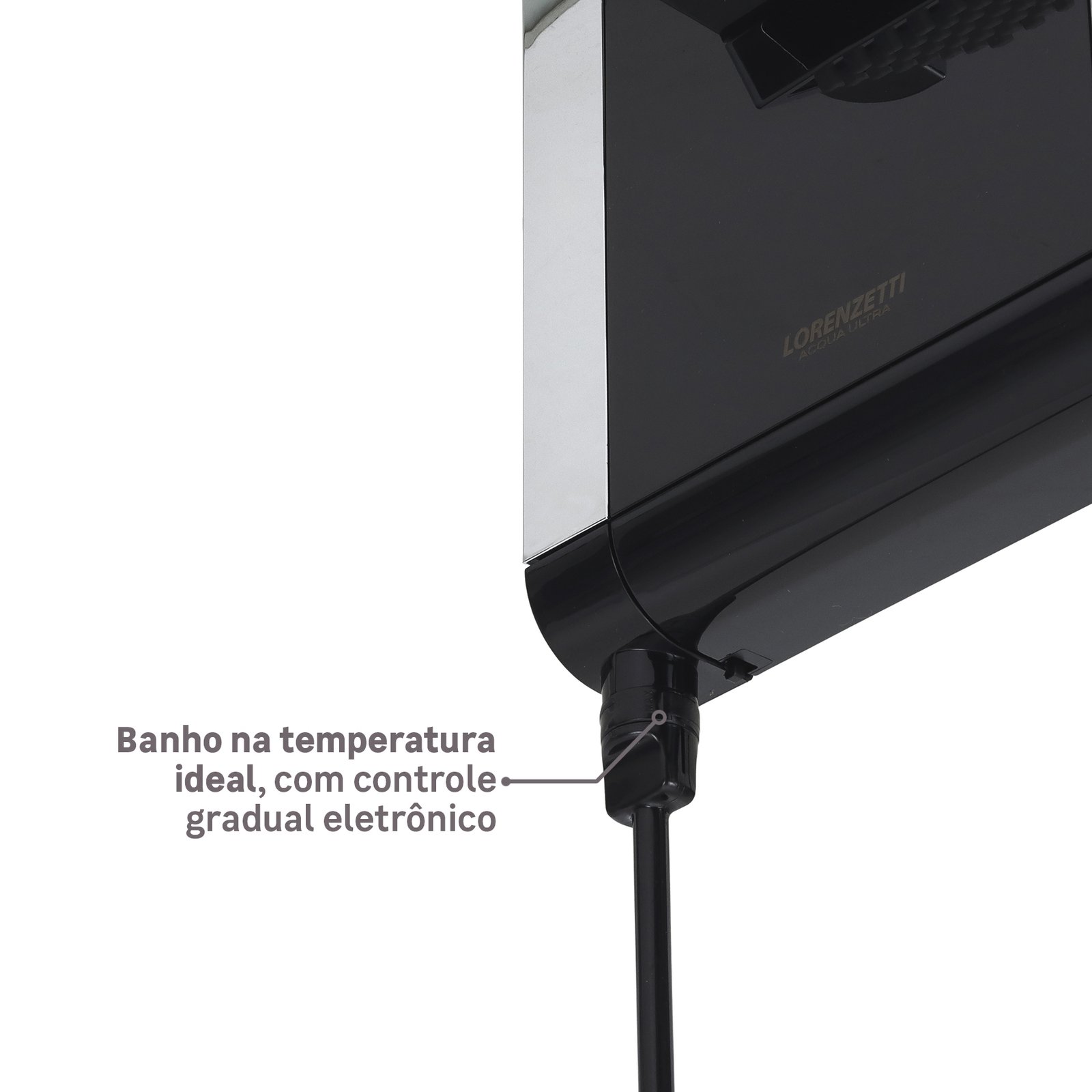 Chuveiro Elétrico Eletrônico 220V 7800w Branco Quadrado Acqua Duo Ultra Lorenzetti - Imagem 2