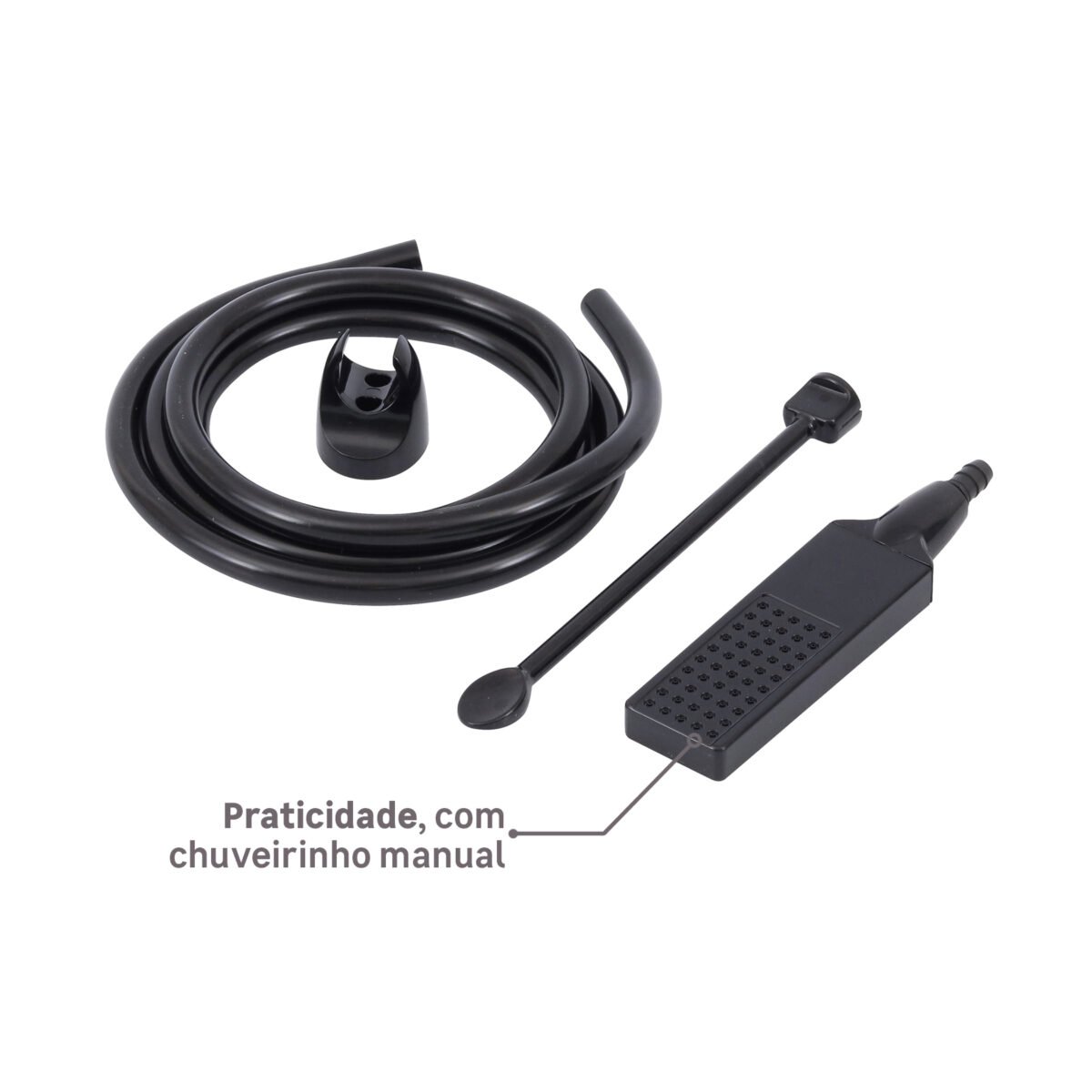 Chuveiro Elétrico Eletrônico 220V 7800w Preto e Cromado Quadrado Acqua Duo Ultra Lorenzetti - Imagem 7